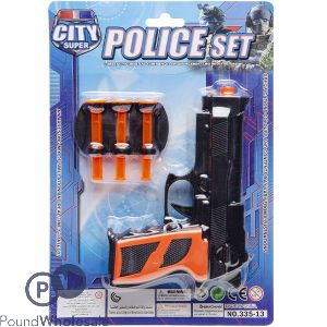 City Super Police Pistol & Bullets Play Set