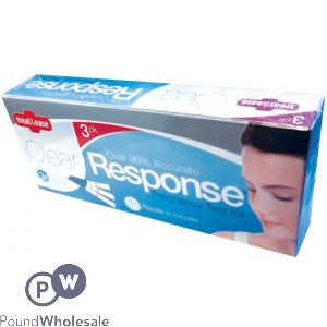 Treat & Ease Clear Response Pregnancy Testing Kit 3 Pack