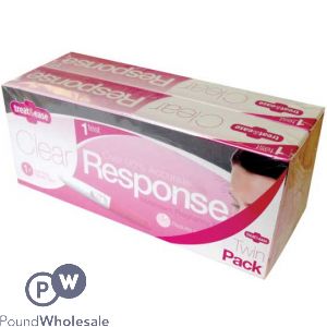 Treat & Ease Clear Response Midstream Pregnancy Test 2 Pack