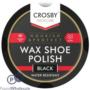 Crosby Black Wax Shoe Polish