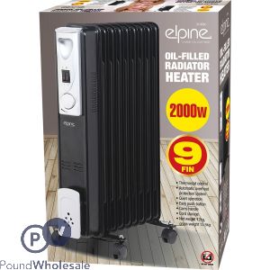 Elpine Oil-Filled Radiator Heater 2000W