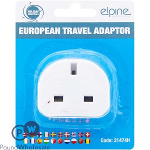 Elpine European Travel Adapter