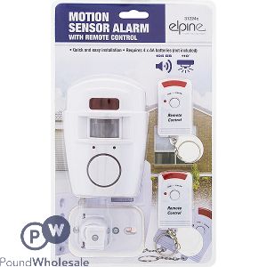 Elpine Motion Sensor Alarm With Remote Control