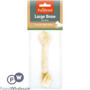 Pure Breed Large Rawhide Dog Bone 70g