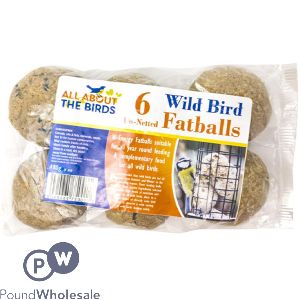 All About The Birds Wild Bird Fat Balls 6 Pack