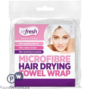 Refresh Microfibre Hair Drying Towel Wrap