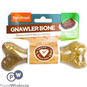 Pure Breed Beef Gnawler Dog Bone 105g