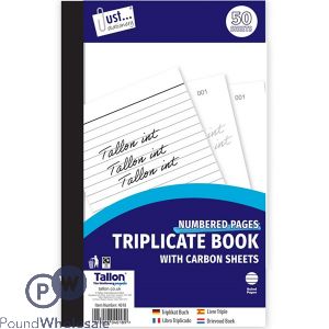 Just Stationery Triplicate Book 50 Pack