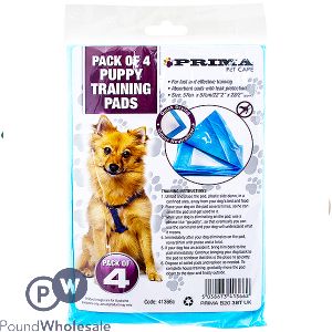 Prima Puppy Training Pads 57cm 4 Pack