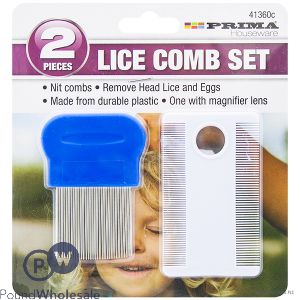 Prima Head Lice Comb Set 2pc