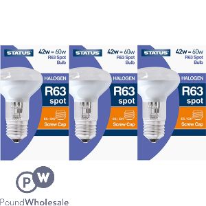 Status R63 Spot Es/e27 42w=60w Halogen Light Bulb