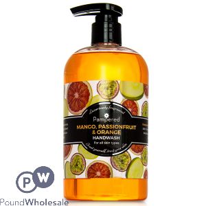 Pampered Mango, Passionfruit & Orange Fragrance Handwash 500ml