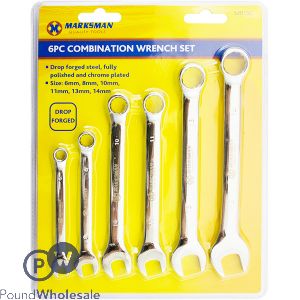 Marksman Combination Wrench Set 6pc