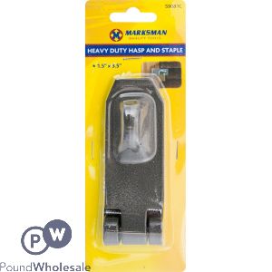 Marksman 1.5" X 3.5" Heavy Duty Hasp And Staple