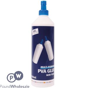 Just Stationery Multi-Purpose White PVA Glue 500ml