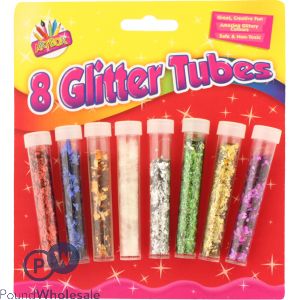 Artbox Glitter Tubes Assorted Colours 8 Pack