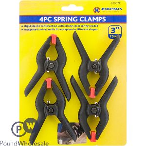 Marksman Spring Clamps Set 3" 4pc