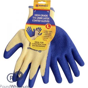 Marksman Latex Coated Work Gloves Large