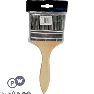 Marksman Paint Brush Wooden Handle 4"