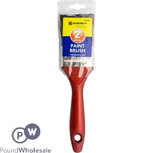 Marksman Red Handle Paint Brush 2"