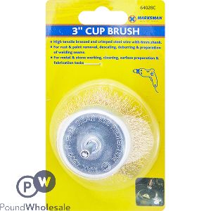 Marksman Steel Wire Cup Brush 3"