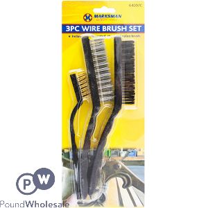 Marksman Wire Brush Set 3pc