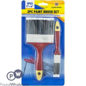 Marksman Paint Brush Set 2pc