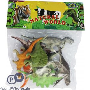 Natural World 9pc Dinosaurs (21cm X 17cm) 