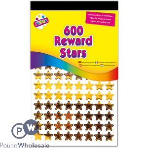 Artbox Reward Star Stickers 600 Pack