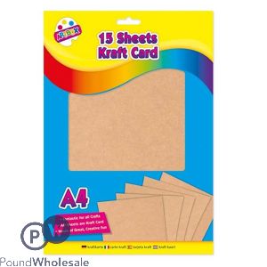 Artbox A4 Kraft Card 15 Sheets