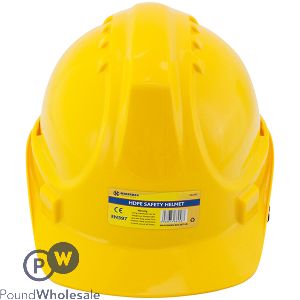 Marksman Hdpe Yellow Safety Helmet
