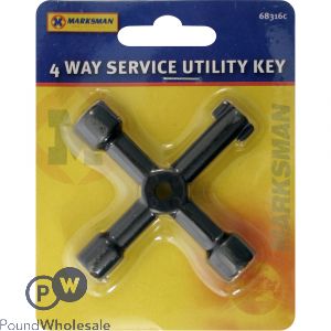 4 Way Service Utility Key