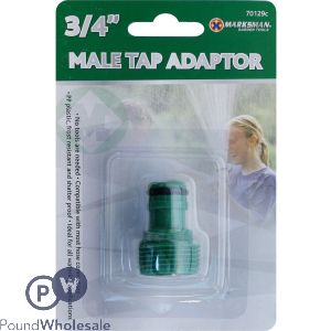 Marksman 3/4" Male Tap Adaptor