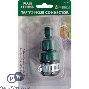 Marksman Male Fitting Tap To Hose Connector