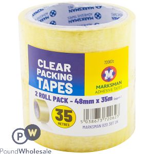 2 Rolls Tower Stationery Tape 48mmX35mm 