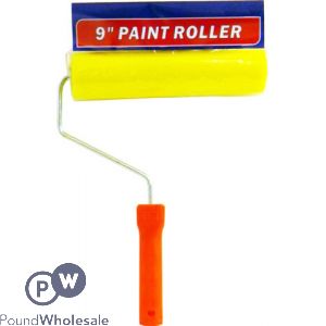 Yellow  9" Foam Paint Roller 