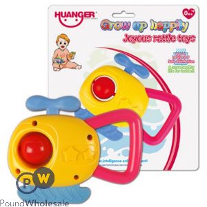 Huanger Helicopter Shaped Baby Rattle