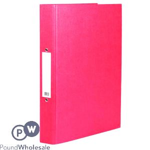 Red A4 Ring Binder Folder