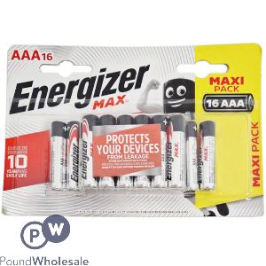 Energizer Max Aaa Alkaline Batteries 16 Pack