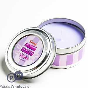 Swizzels Parma Violets Tin Scented Candle 3oz