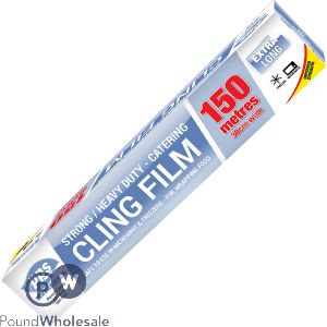 Extra Long Heavy Duty Cling Film 150m X 30cm