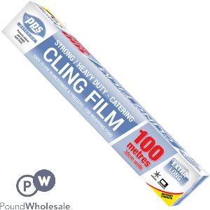 Extra Long Heavy Duty Cling Film 100m X 30cm