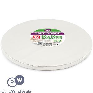 Baking Round Cake Board 30cm X 1.1cm