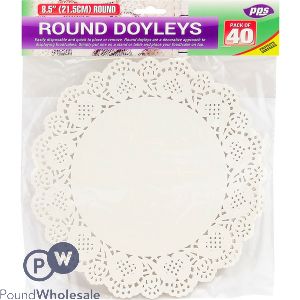  Round Doyleys 21cm 48 Pack