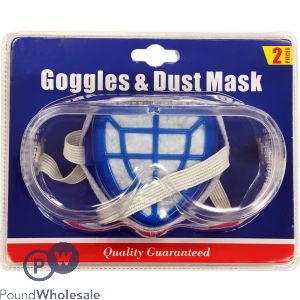 Goggles & Dust Mask Set 2pc