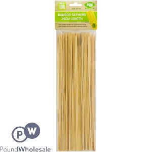 Party Bamboo Skewers 25cm 100 Pack