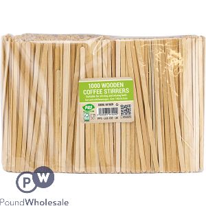 Wooden Coffee Stirrers 14cm 1000 Pack