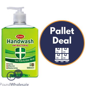 CERTEX TEA TREE & ALOE VERA ANTIBACTERIAL HANDWASH 500ML PALLET DEAL