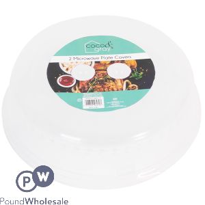 Coco & Grey Microwave Plate Cover 26cm 2 Pack