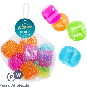 Bello Assorted Colours Reusable Ice Cubes 15 Pack